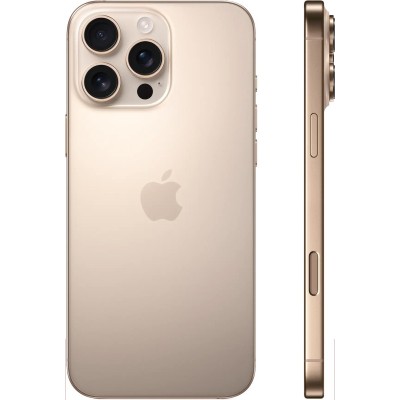 Apple iPhone 16 Pro Max 5G (8GB/256GB) Desert Titanium Εκθεσιακό NEW Open Box (Εργοστασιακή εγγύηση έως 14/02/26) 100% Battery 